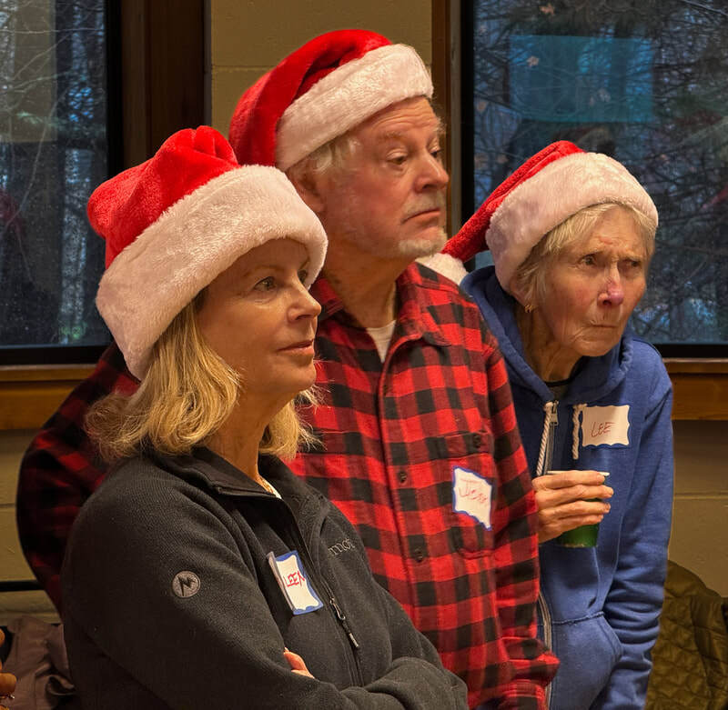 Listening intently to speeches!